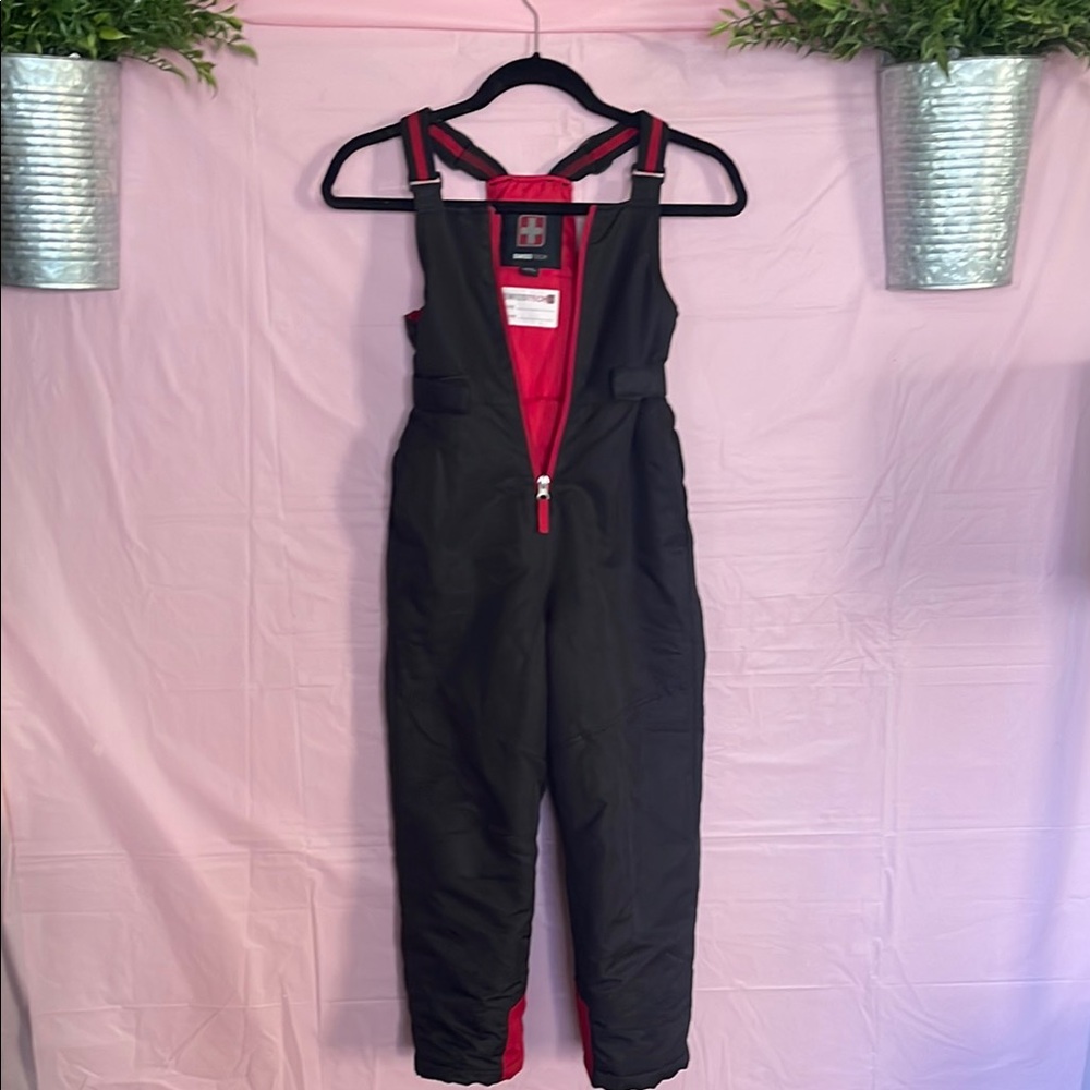 Black and Red Ski Overalls